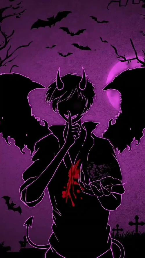 lostllife紫色的恶魔角图标