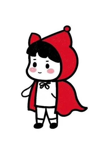 小红帽表情符号图标
