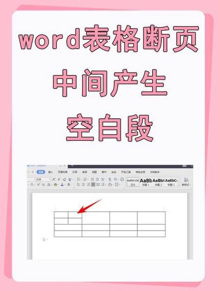 word表格后有大段空白缩略图