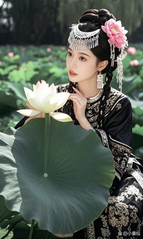 白莲花女最明显的特征图标