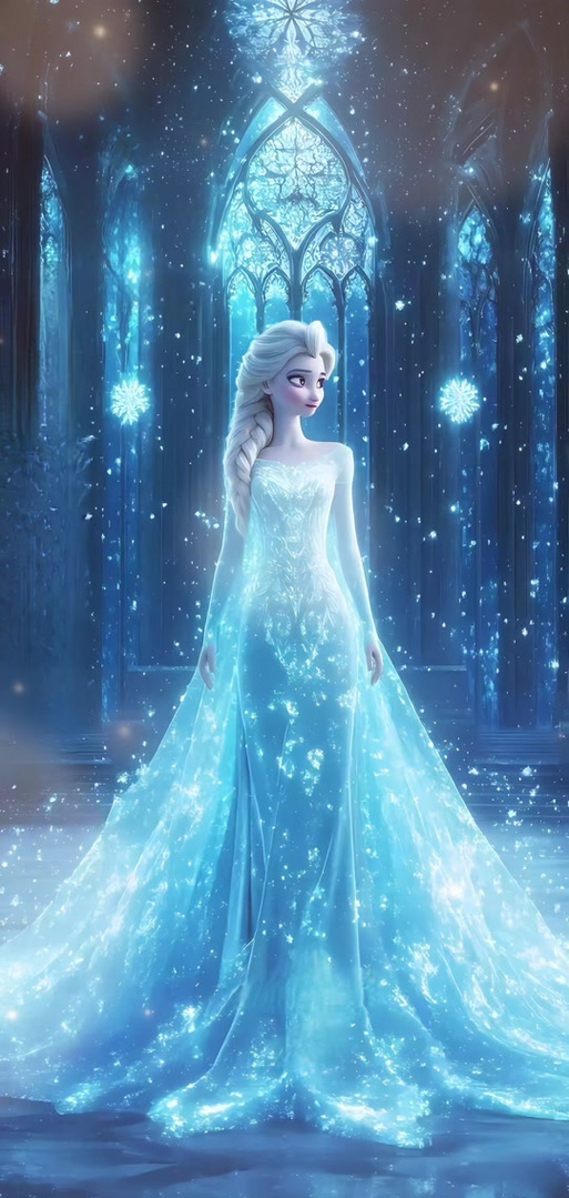 冰雪奇缘艾莎图片高清