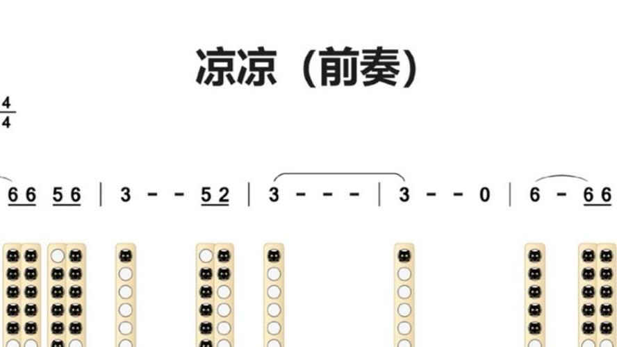 笛子版凉凉的独奏谱子截图