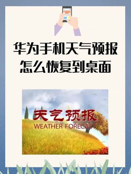 华为如何恢复桌面天气图标缩略图