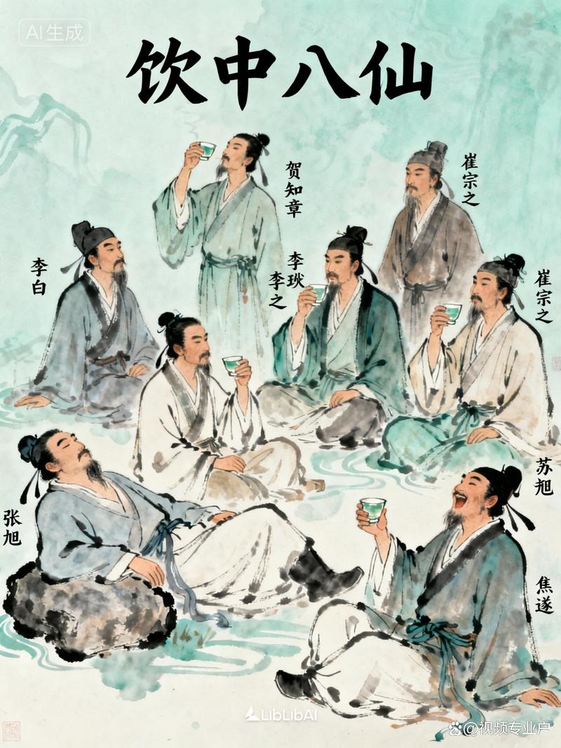 杜甫的饮中八仙歌截图