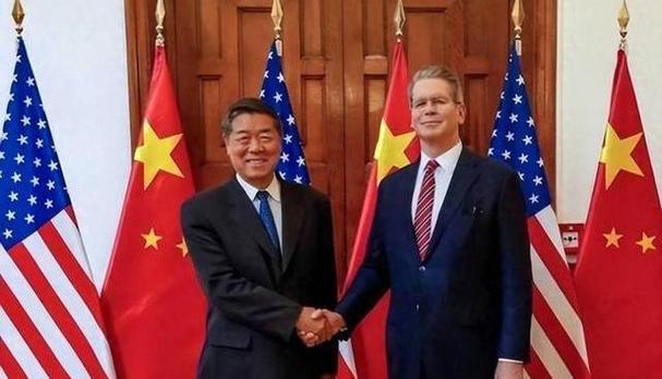 美国财长访问中国图标