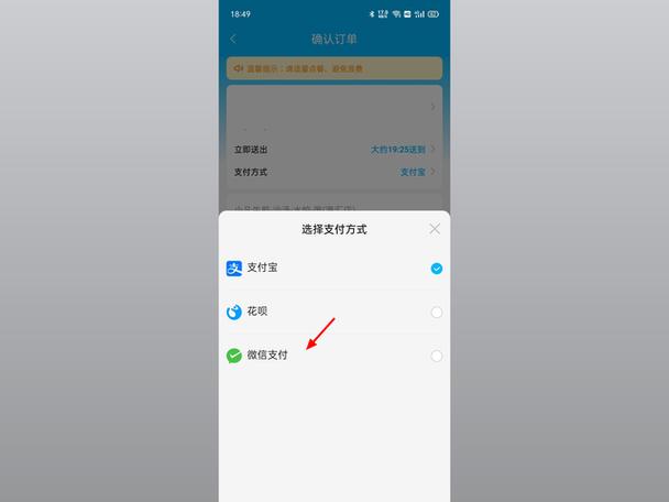 饿了么没有微信支付选项游戏截图