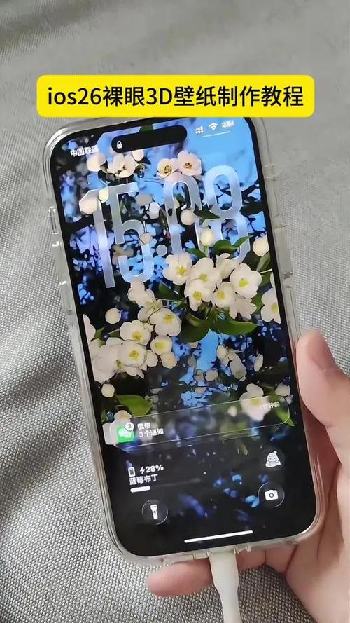 苹果3d壁纸锁屏立体怎么设置图标