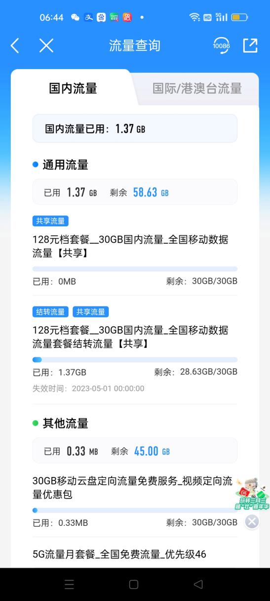手机流量每天用多少在哪查图标