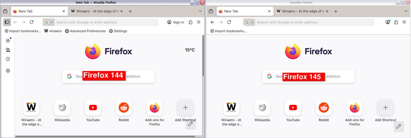 firefox历史版本截图