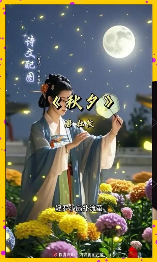 秋夕这首诗截图