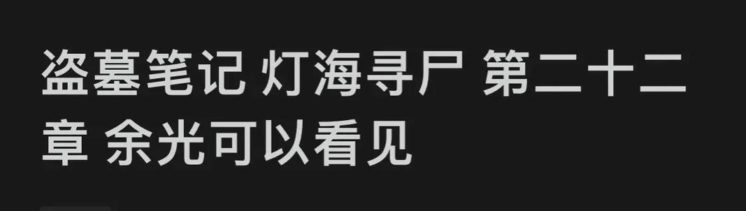 盗墓笔记贺岁篇有多少字截图