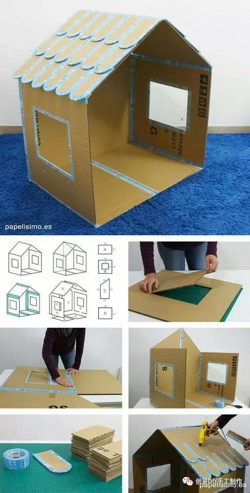废旧纸盒做各种小玩具