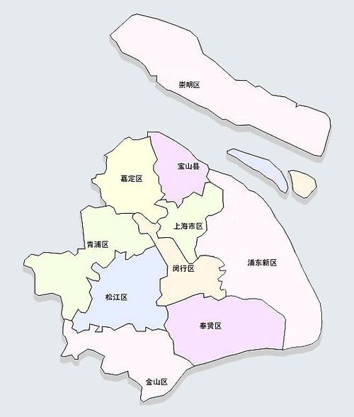 上海市地图 放大图片