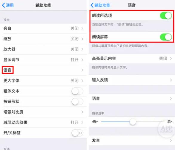 苹果朗读功能怎么关闭截图