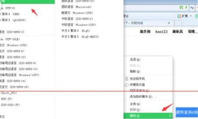 浏览器显示乱码怎么解决图标