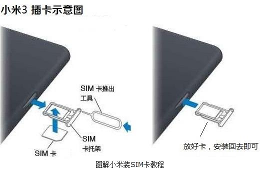 小米手机怎么装卡截图