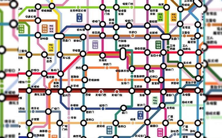北京地铁规划图图标