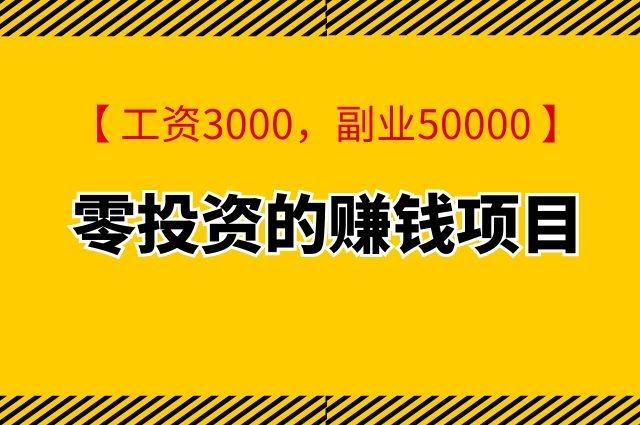 0投资赚钱项目缩略图