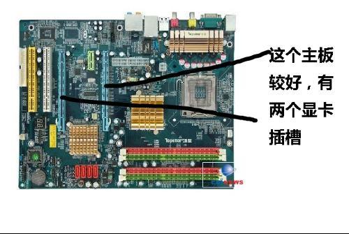 显卡一般插在主板上的哪个插槽上截图