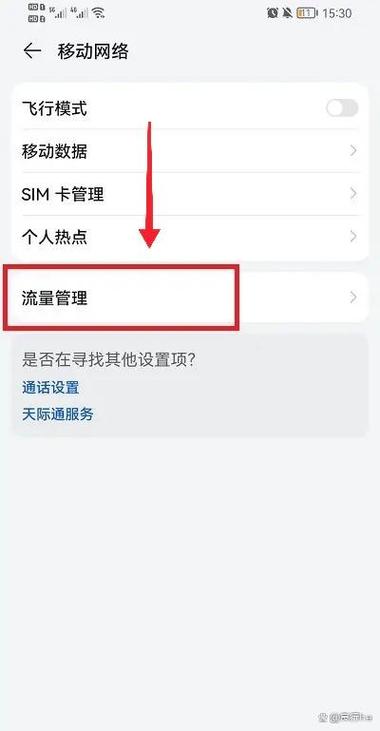 荣耀手机限制流量怎么取消截图