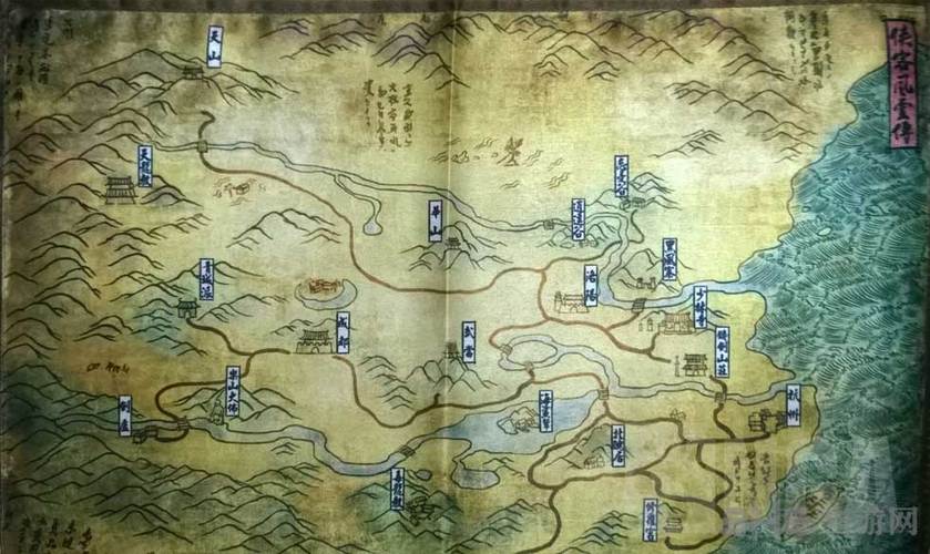 侠客风云传前传大地图丐帮