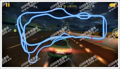狂野飙车8赛道全景图缩略图