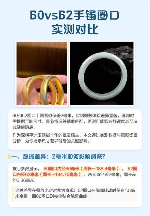 60和62手镯差的大不大截图