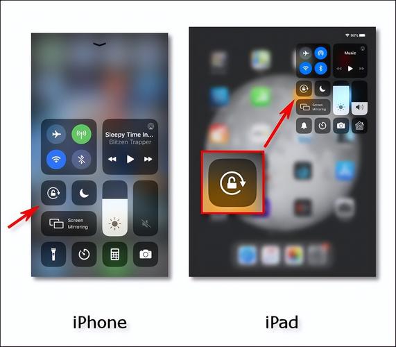 ipad 屏幕旋转图标