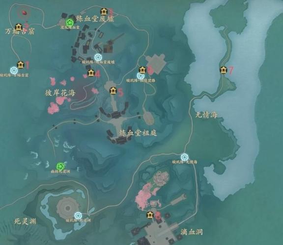 诛仙3.3地图全图详细教程图标