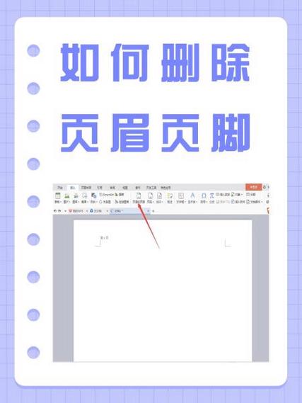 删除页眉页脚横线方法图标