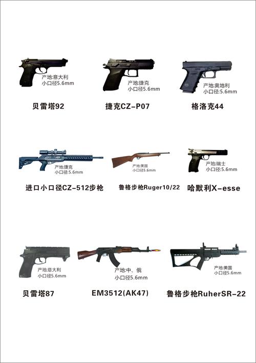 cs各种枪支介绍