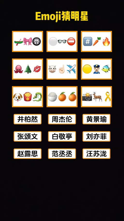 猜明星名字图片和答案游戏截图