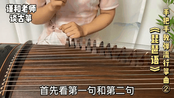 琵琶语D调古筝教学视频