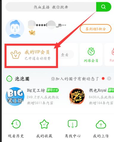 爱奇艺积分在哪里查看截图
