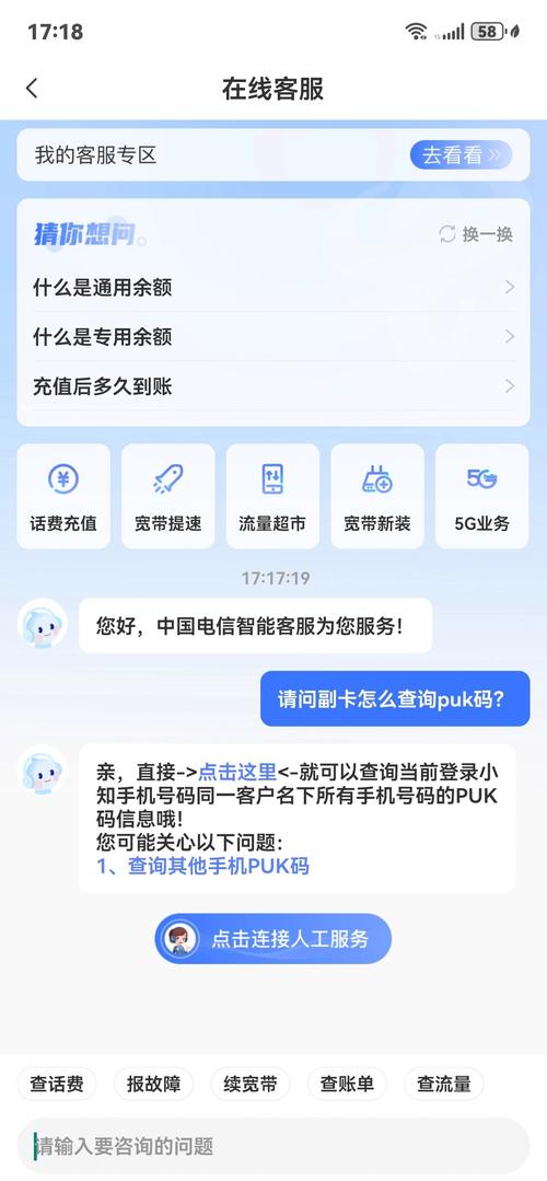中国电信营业厅puk码查询缩略图