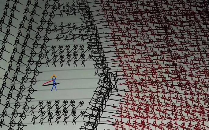 火柴人士兵打架游戏图标
