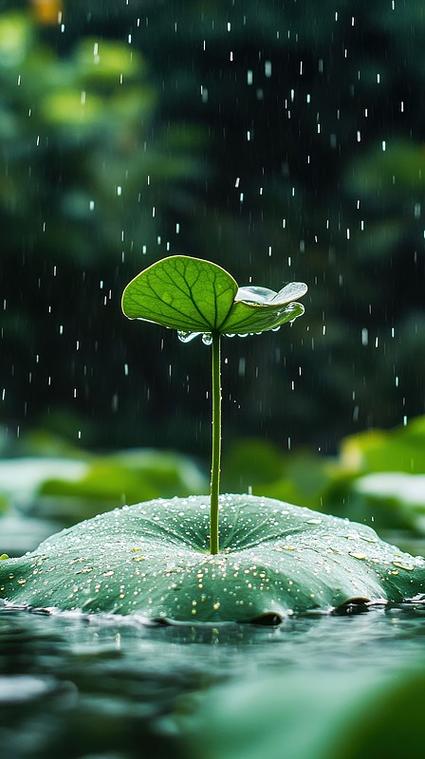 雨滴图片唯美意境游戏截图