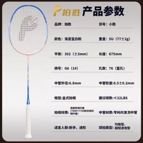 羽毛球拍25磅缩略图