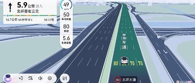 百度地图怎么没有车道级导航截图