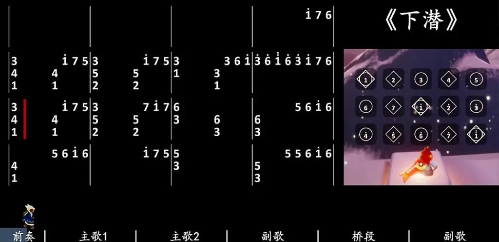 光遇乐器谱