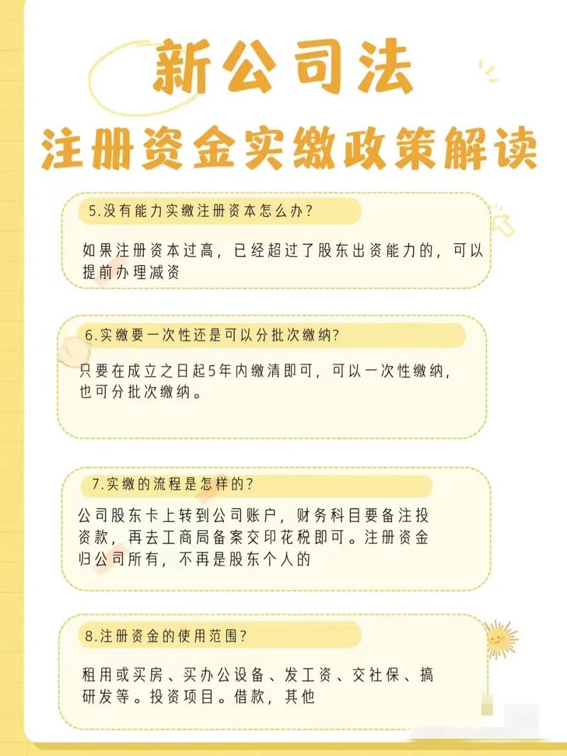 实收资本实缴最新政策截图