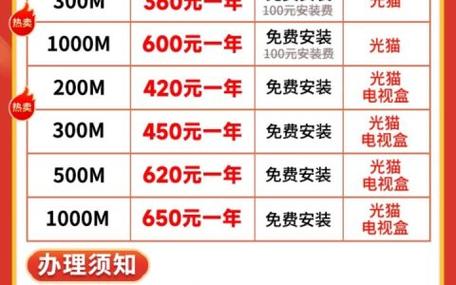 移动宽带20兆一年多少钱缩略图