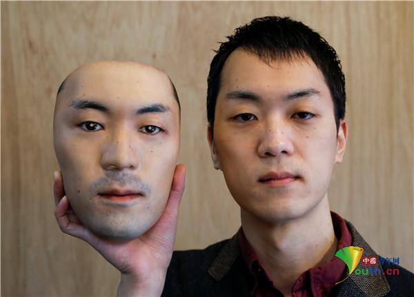 硅胶仿真人面具图标