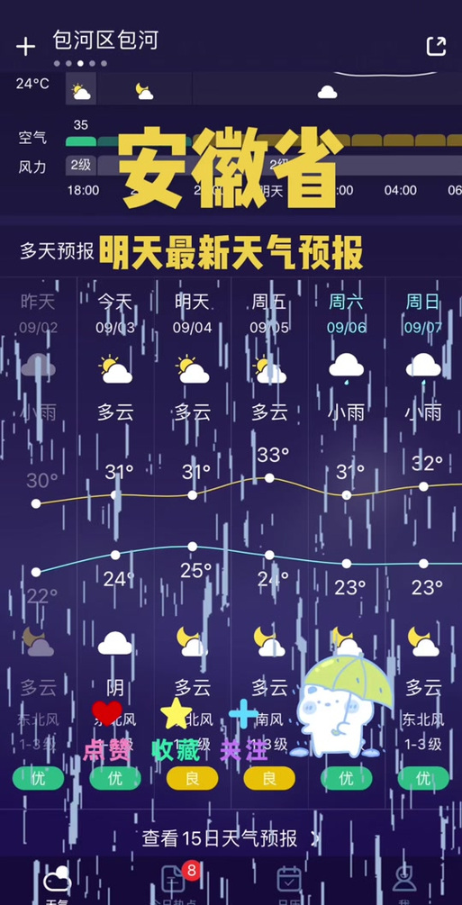 防城港今明后三天天气截图
