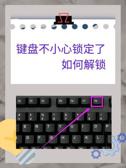 键盘被锁住按什么键恢复截图