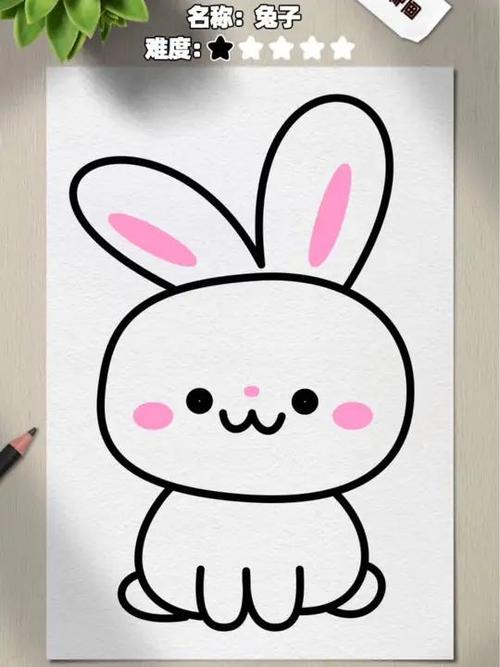 1一9岁儿童画小兔子截图
