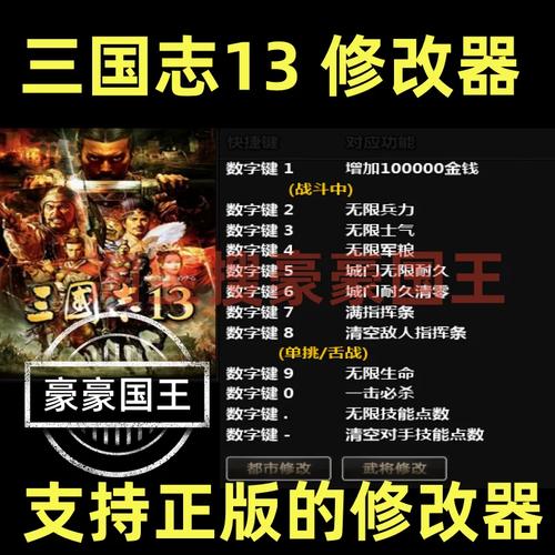 三国志13修改截图