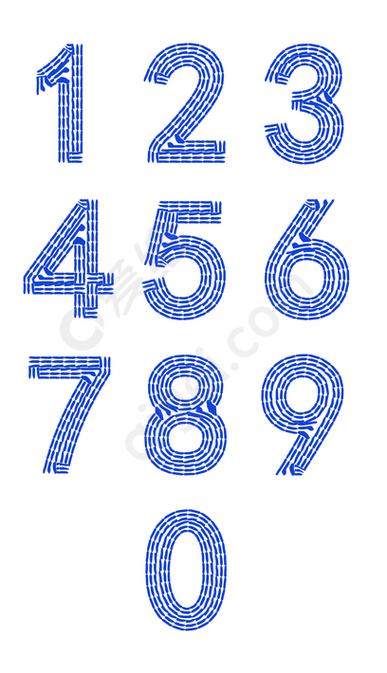 阿拉伯数字特殊字体