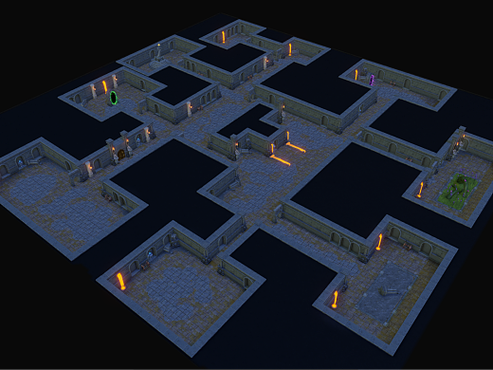 地牢探索3d图标