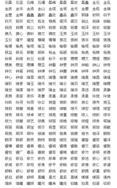 男孩五行缺金的最佳名字截图